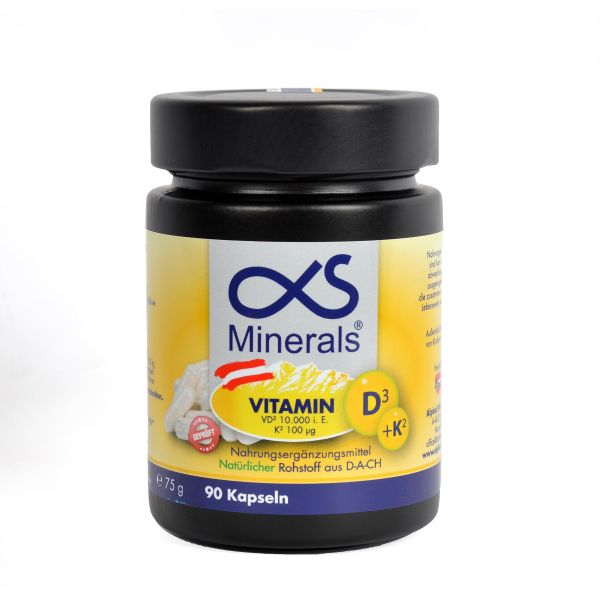 Vitamin D3+K2 90 St. 75g Packung