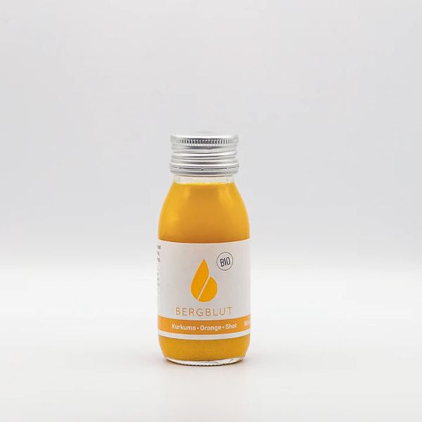 Bergblut BIO Bergshot Kurkuma-Orange 60 ml