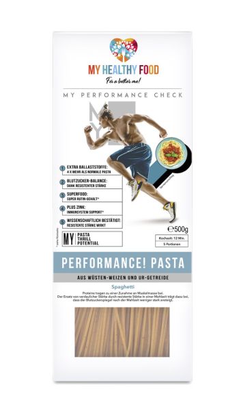 My Healthy Food PERFORMANCE! PASTA - Spaghetti, 500g Packung