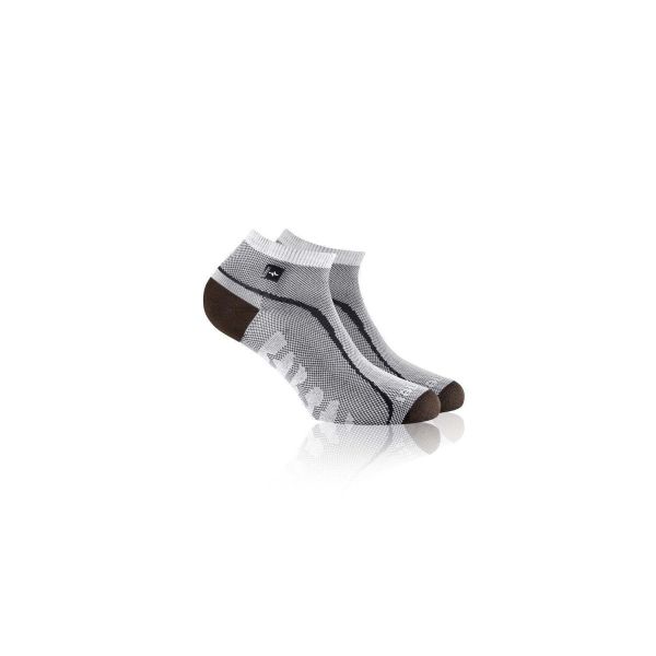Rohner R-Ultra Light Socken, Weiß/ Grau, 1 Paar