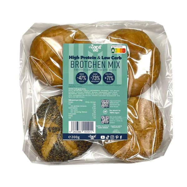 High Protein & Low Carb Brötchen Mix 200g
