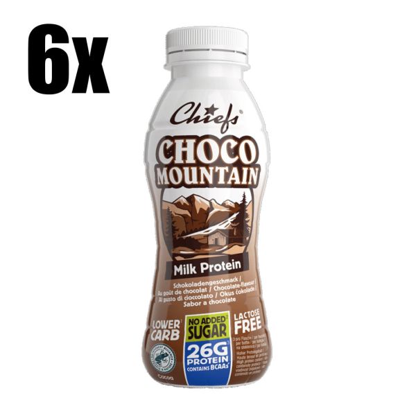 Chiefs Milk Protein Drink Choco Mountain 6x 330 ml