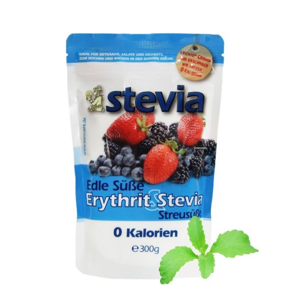 STEVIA Granulat, Streusüße 1:1, 300g Beutel