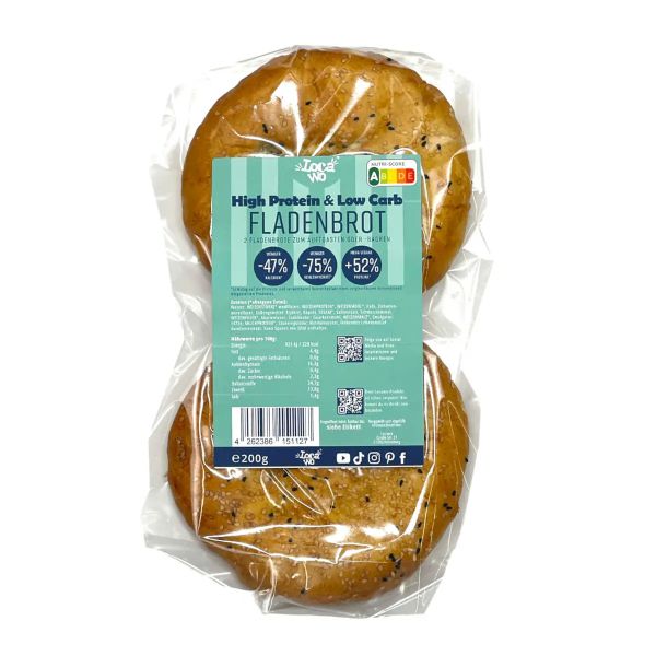 High Protein & Low Carb Fladenbrot 200g