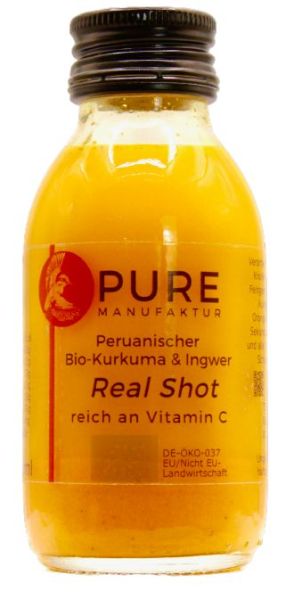 Pure Ginger Pure Shot Bio-Orange-Kurkuma- Ingwer 100 ml