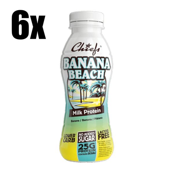 Chiefs Milk Protein Drink Banana Beach 6x 330 ml