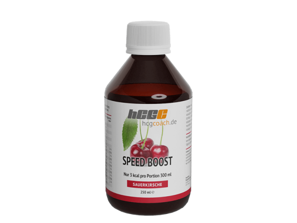 SpeedBoost - zuckerfreies Getränkekonzentrat Sauerkirsche (250 ml)