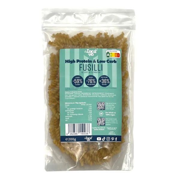High Protein & Low Carb Fusilli 200g