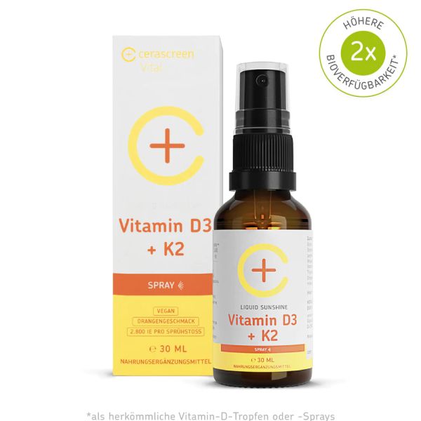 cerascreen Vitamin-D-Spray (D3 + K2) 30ml