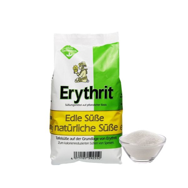 Erythrit Granulat, 500g Beutel